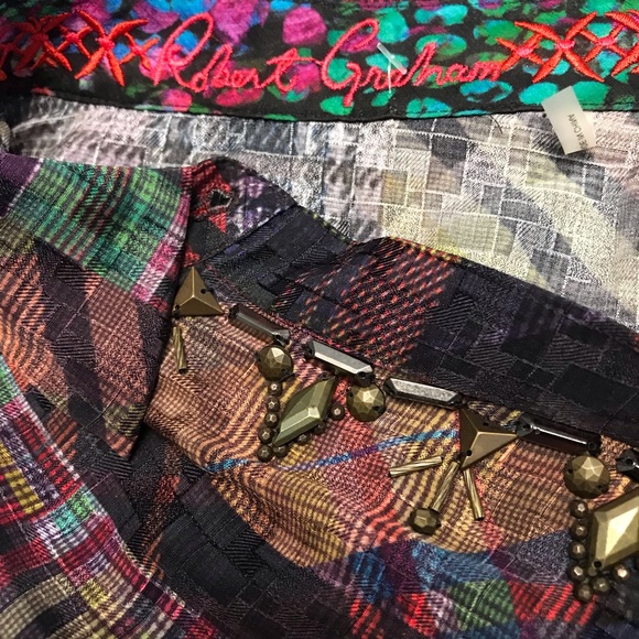 Robert Graham Silk Blouse - Picture 10 of 10